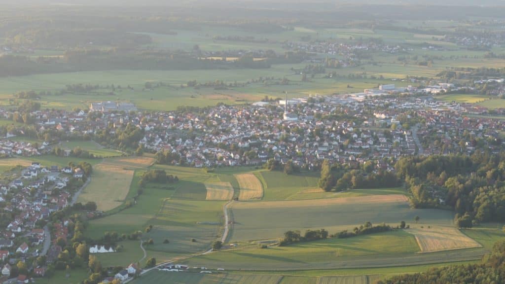 Diedorf aus dem Ballonkorb