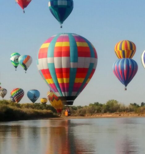 Der URS über dem Rio Grande