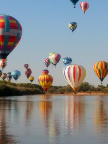 Der URS über dem Rio Grande