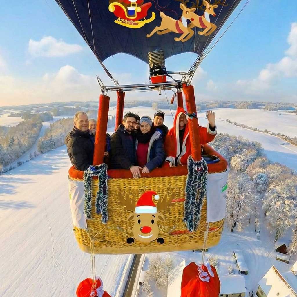Jetzt eine Ballonfahrt zu Weihnachten verschenken!