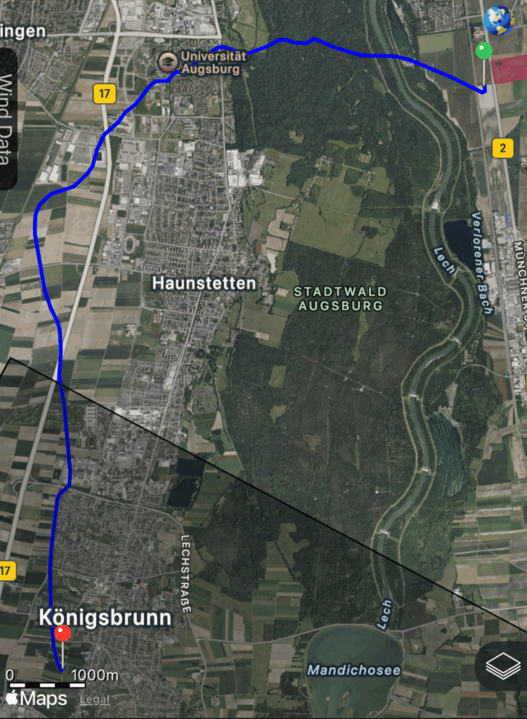 Start, Route und Bedingungen